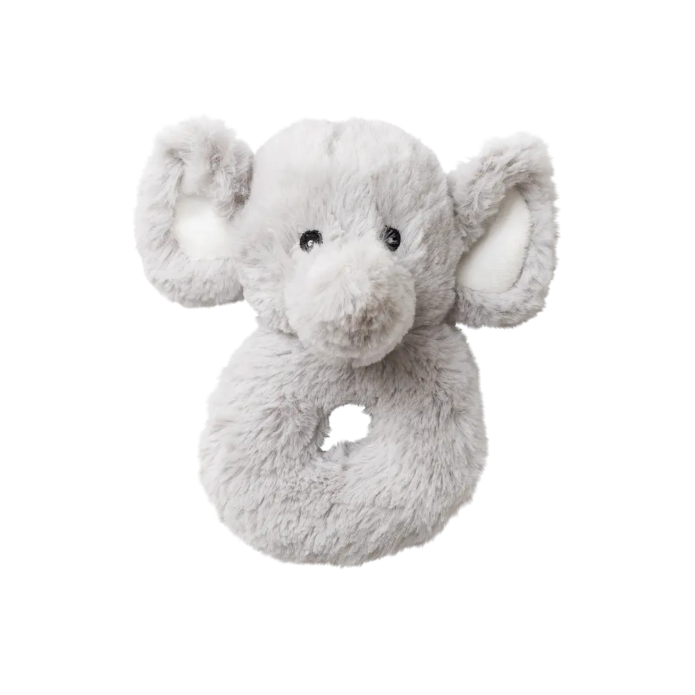 Sød Grå Elefant Rangle til Sanse- og Motorikstimulering