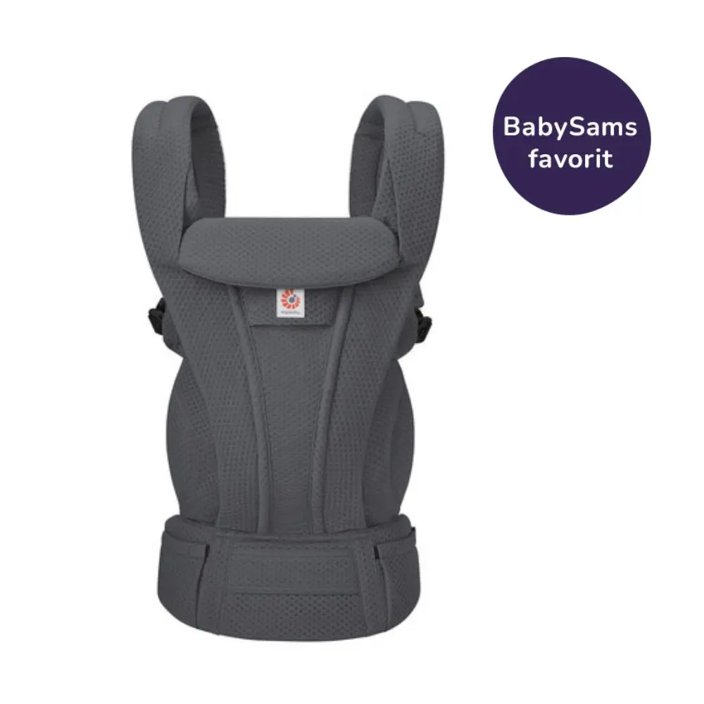Ergobaby Omni Deluxe Bæresele Mesh Graphie Grey