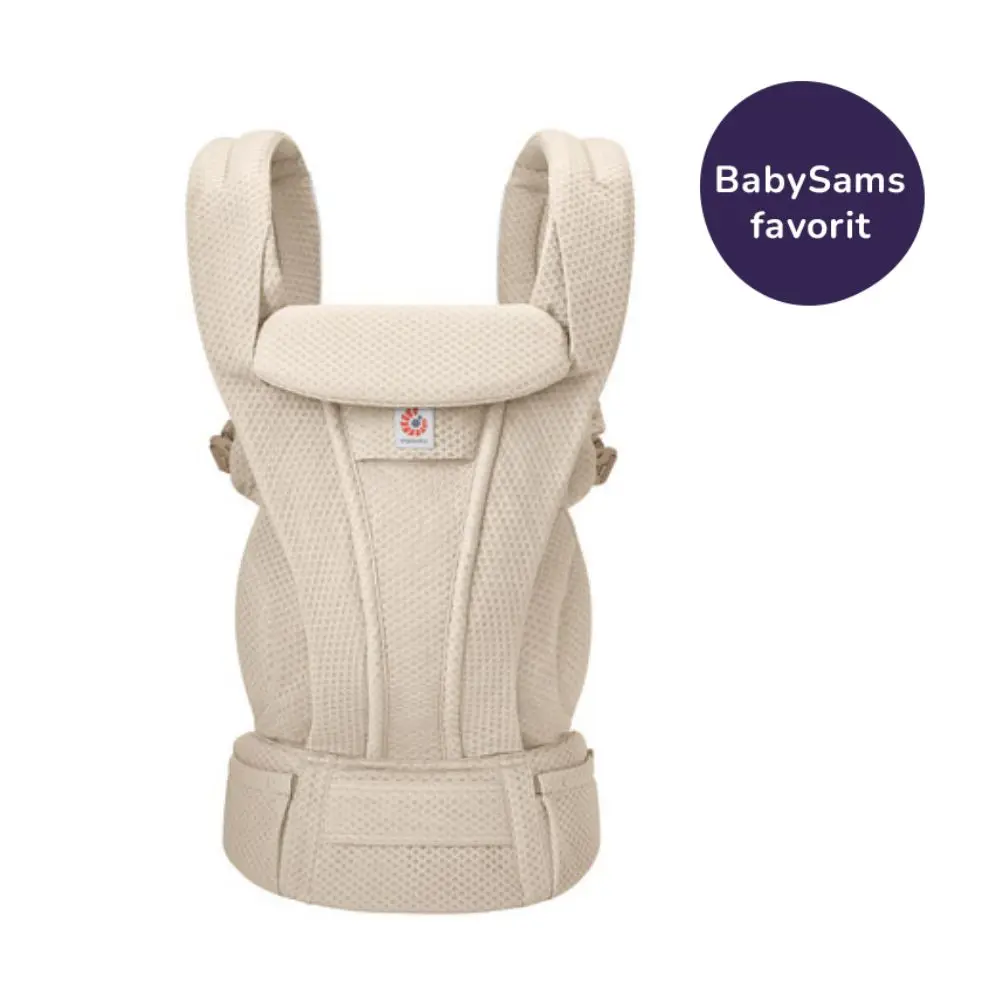 Ergobaby Omni Deluxe Bæresele Mesh Natural Beige