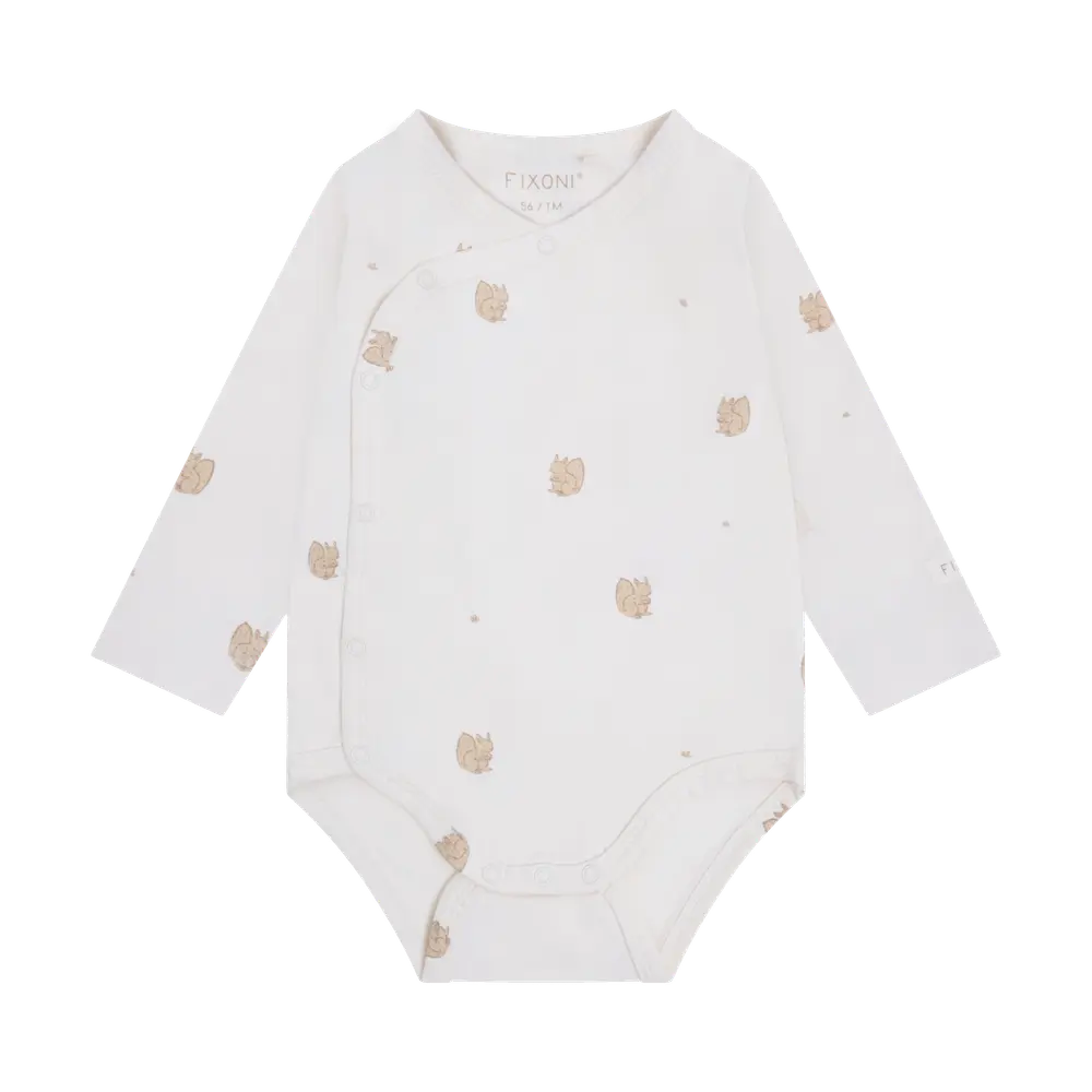Fixoni Langærmet Wrap Body Humus 68