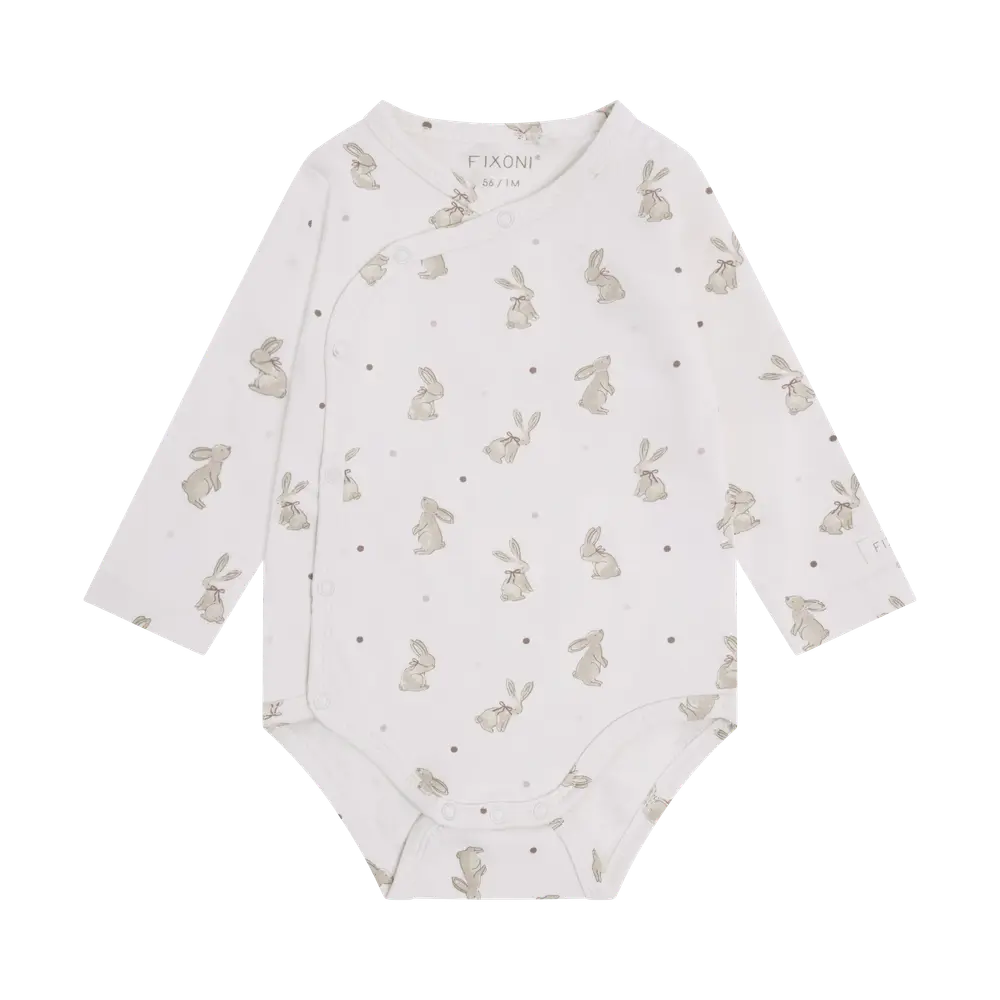 Fixoni Langærmet Wrap Body Pale Lilac 44