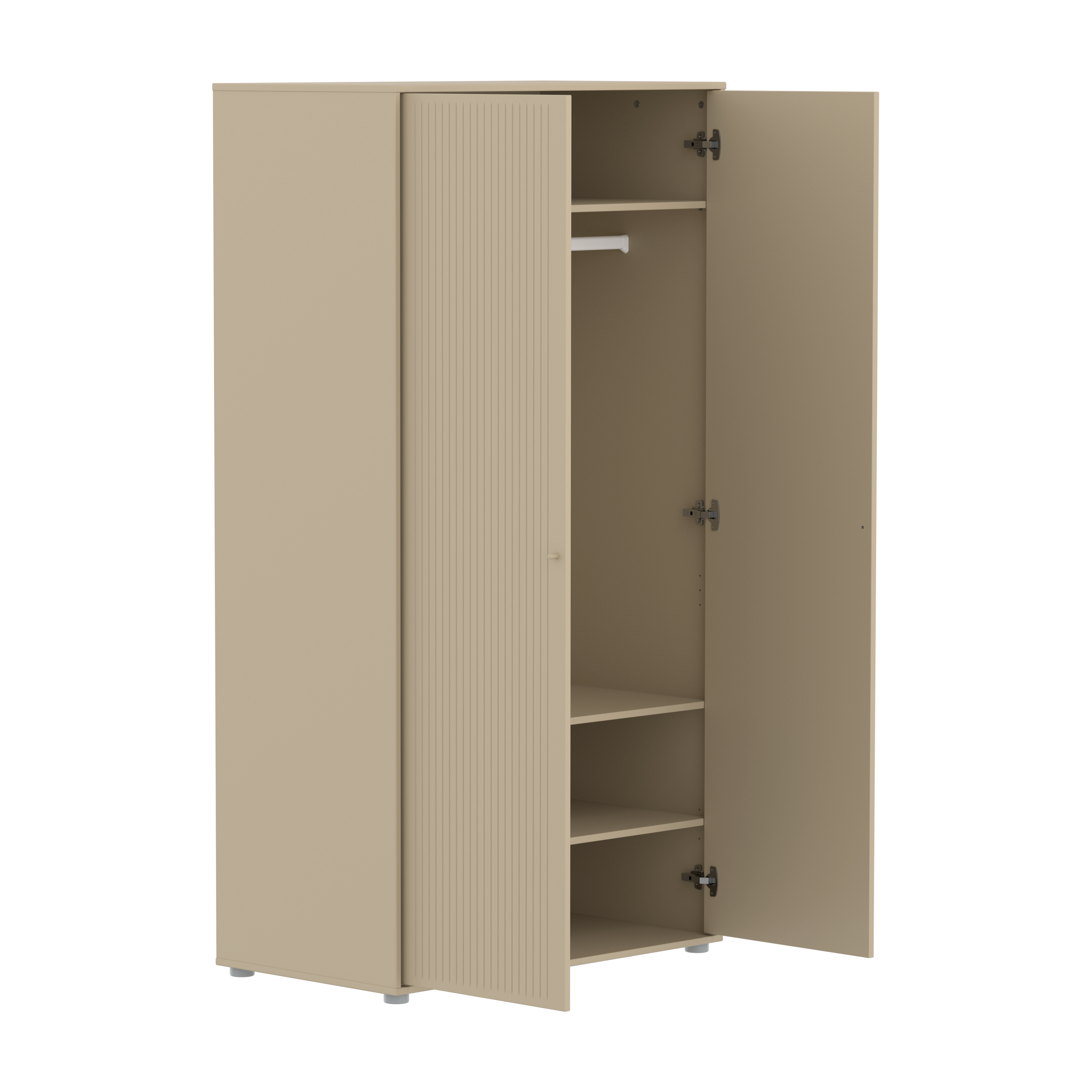 Flexa Saga Garderobeskab 190x100x55 Oat Riller  Oat Greb