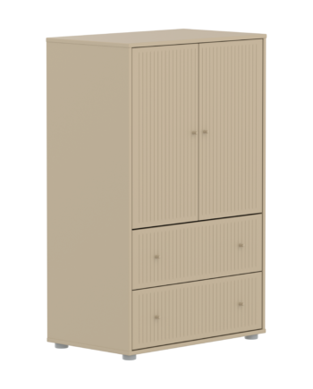 Flexa Saga Skab 120x75 5x45 Oat Riller Oat Greb