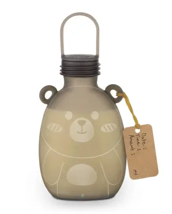 Haakaa Happii Bear Silikonepose 260ml – Bæredygtig Opbevaring