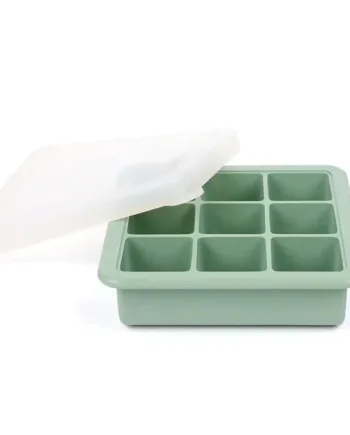 Haakaa Silikone Frysebakke med Låg - Pea Green Tilbud!
