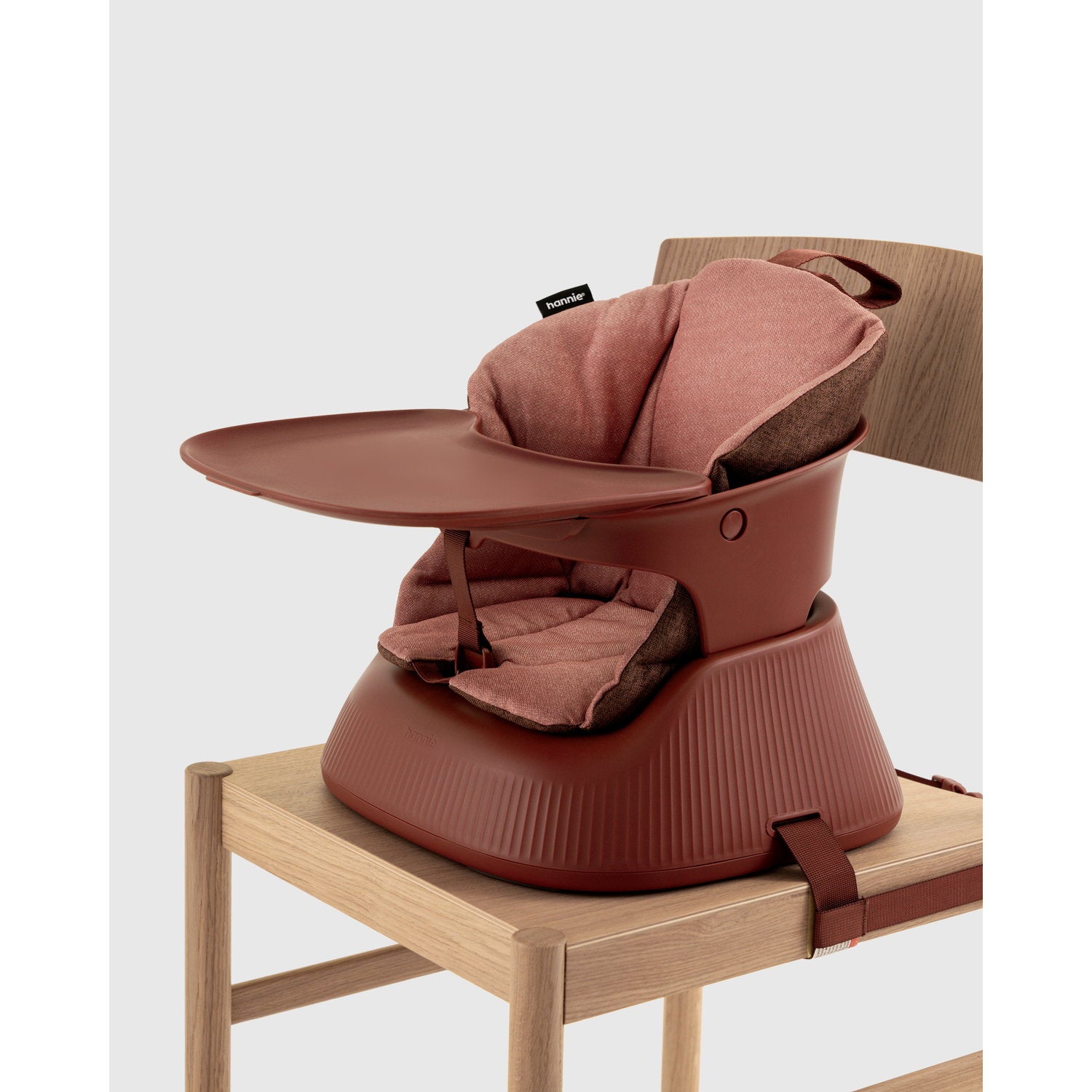 Hannie Transportabel Højstol Mahogany Red