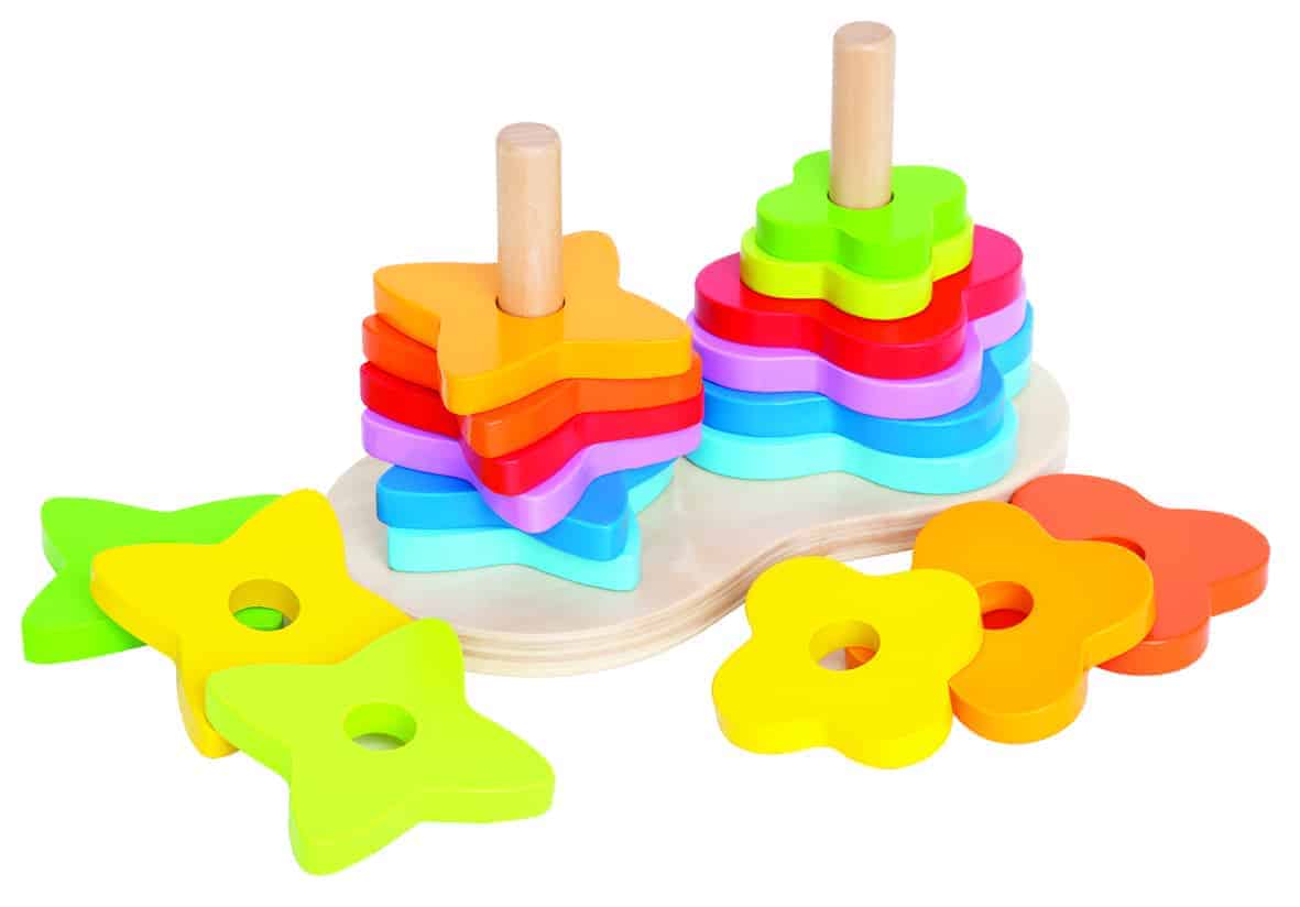 Hape Dobbelt Regnbue Stabler - Fantastisk Tilbud!