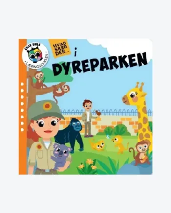 Hvad Sker Der I Dyreparken – Farverig Papbog Tilbud