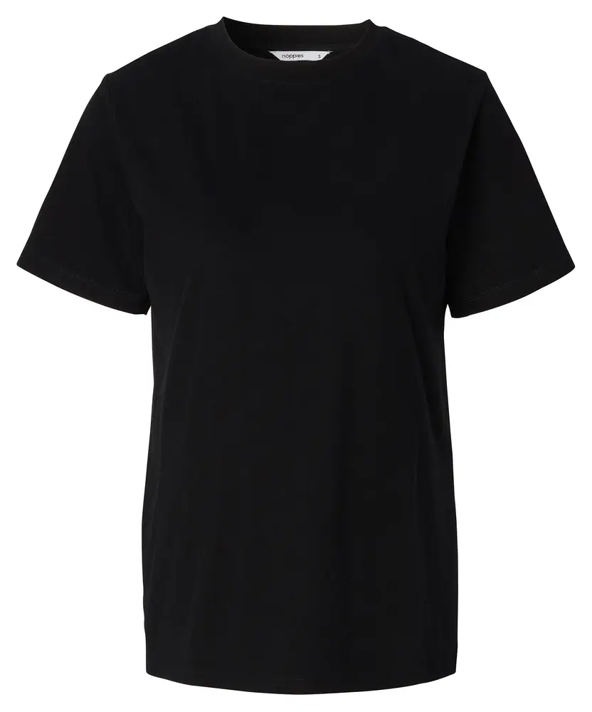 Ifke Sygepleje T-shirt - Sort til Amning - Praktisk Design