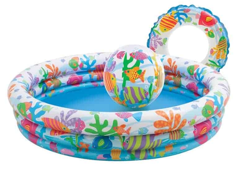 Intex Poolset Med Fisk - Ideel til Sommerleg!