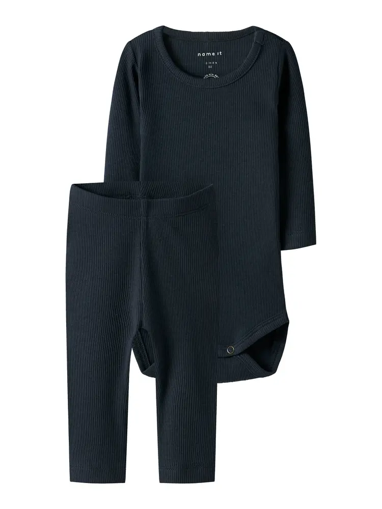 Kab Langærmet Body-legging Sæt i Mørk Safir 50