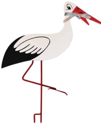 Sød Stork 50 Cm - Velkomstgave til Nyfødte Børn