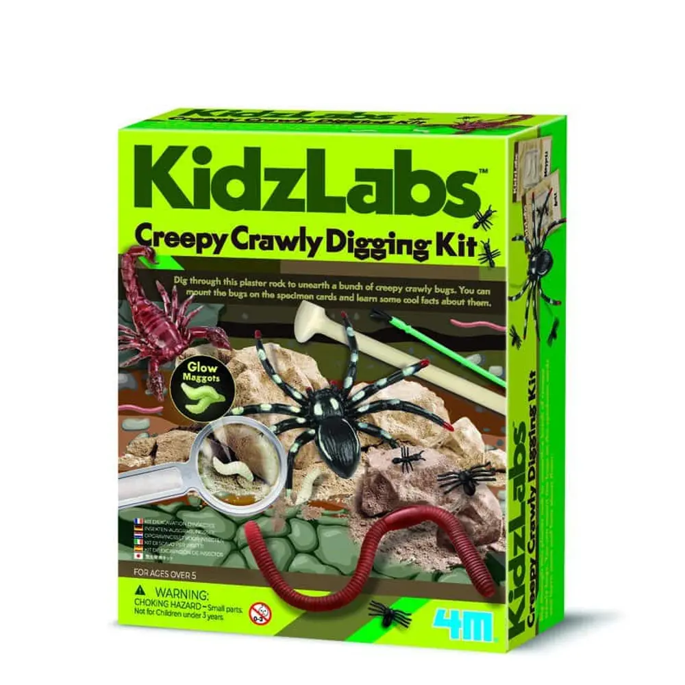 Kidzlabs Uhyggelige Insekter Udgravningssæt - Fantastisk!