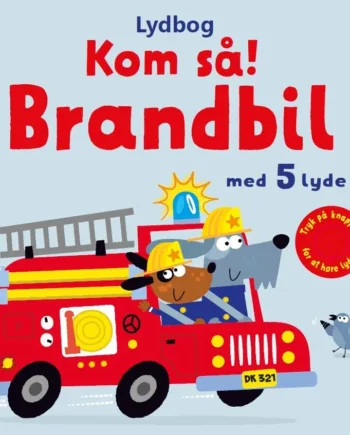 Brandbil Med Lyde - Spændende Papbog til Børn
