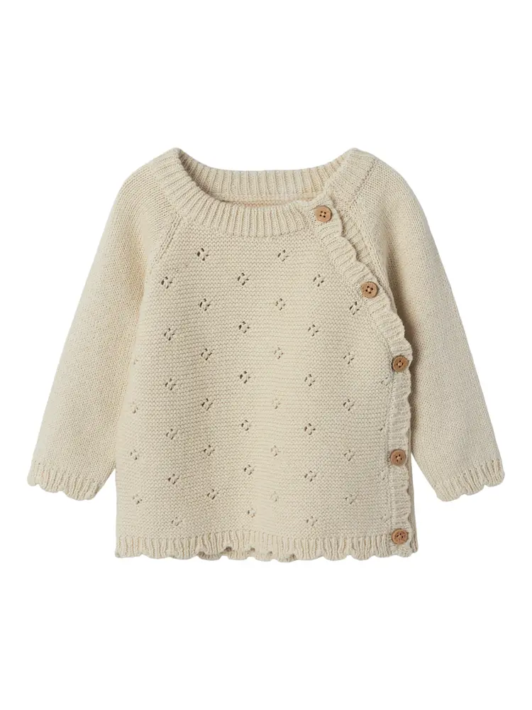 Laguna Strik Wrap Cardigan - Turtledove Tilbud!