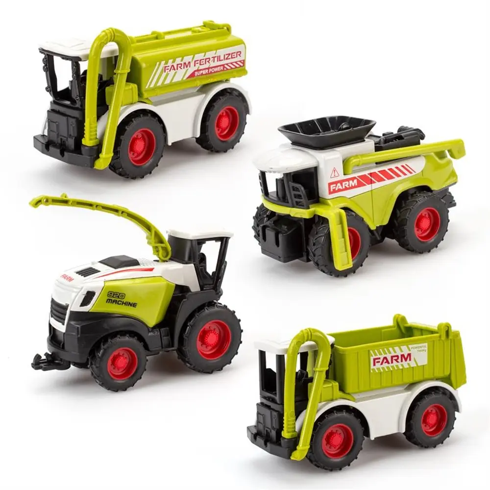 Traktor med Pull-back Funktion - Perfekt til Små Landmænd!