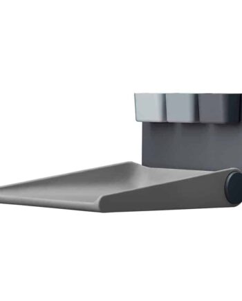 Leander Wally Væghængt Puslebord - Dusty Grey Tilbud!