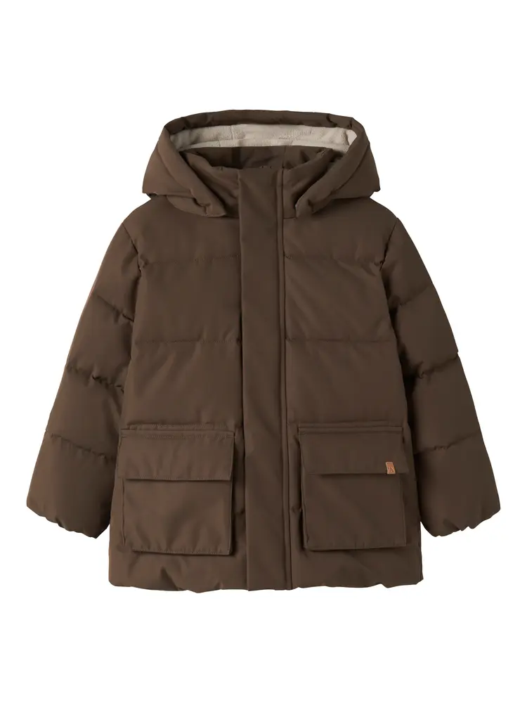 Lil  Atelier Lamedow03 Puffer Jakke Dark Earth 92