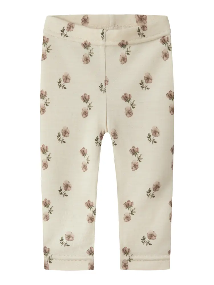 Lil  Atelier Nilo Nun Uld Slim Leggings Turtledove 86