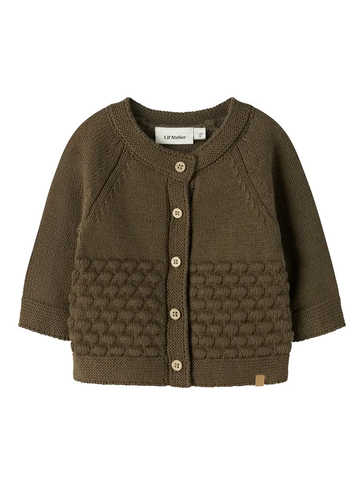 Lil  Atelier Nobir Cardigan Teak 68