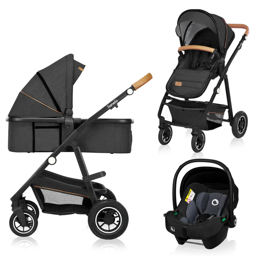 Amber 3i1 Duovogn i Grey Graphite - Fantastisk tilbud!
