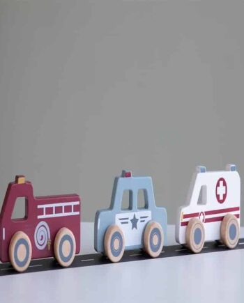 Little Dutch Køretøjer – Ambulance, Politibil & Brandbil Sæt