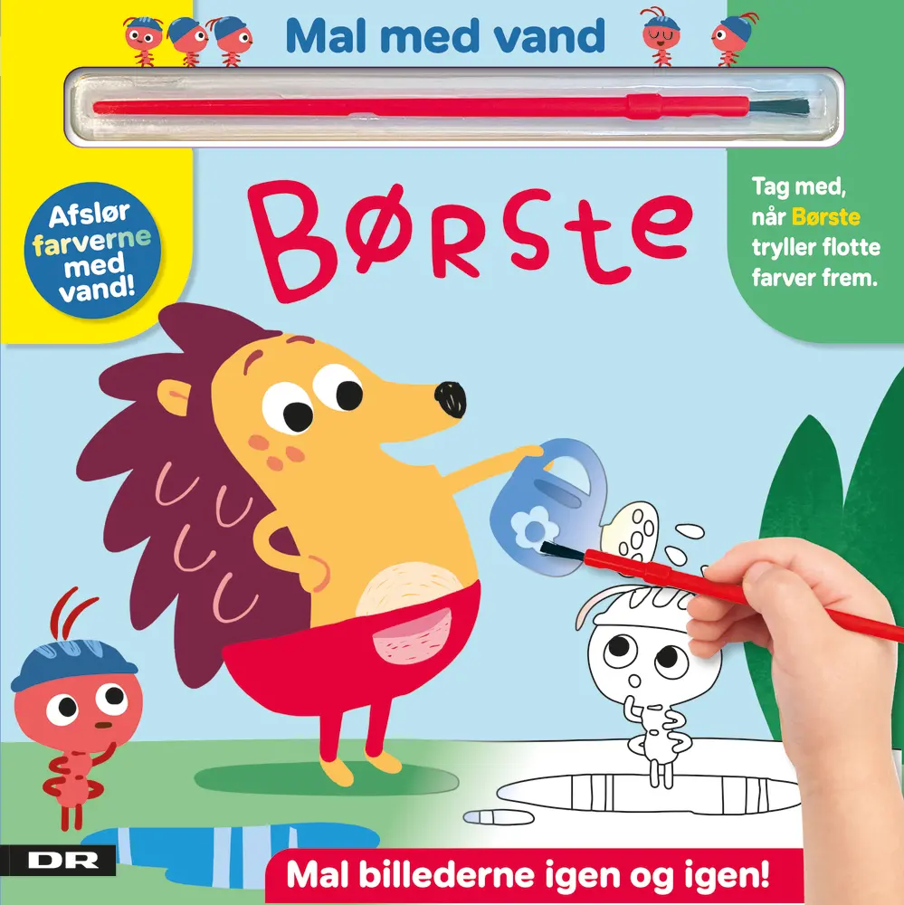 Mal Med Vand - Minisjang Børste til Aktivitetsbøger