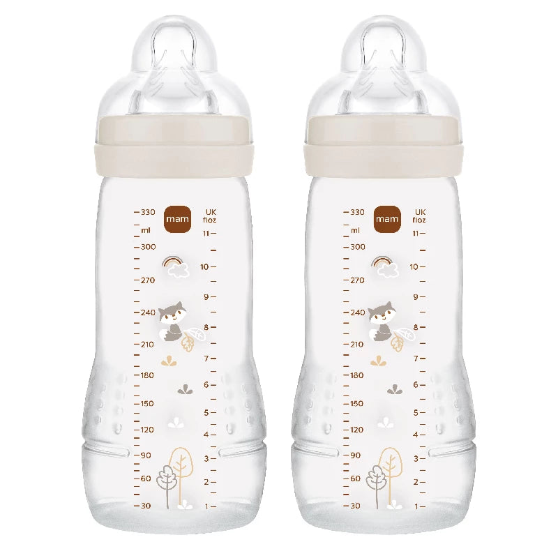 MAM Easy Active Sutteflaske 330ml 2p Neutral Tilbud