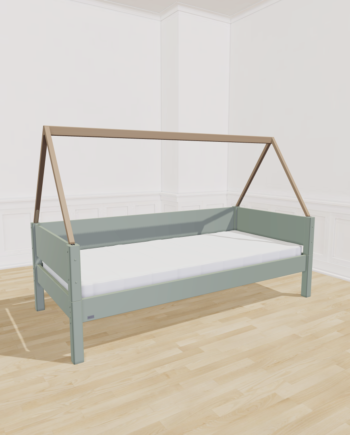 Manish-  Saga Børneseng 90x160 Moss Green