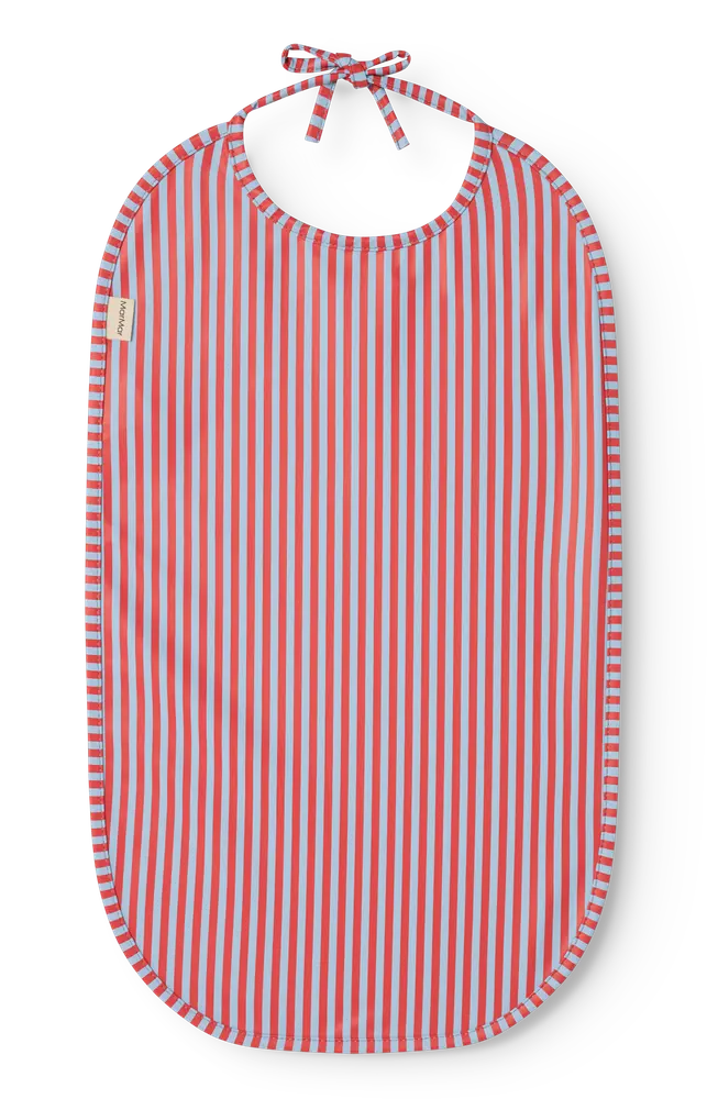 Marmar Copenhagen Bib Spiseforklæde Blue Red Stripes