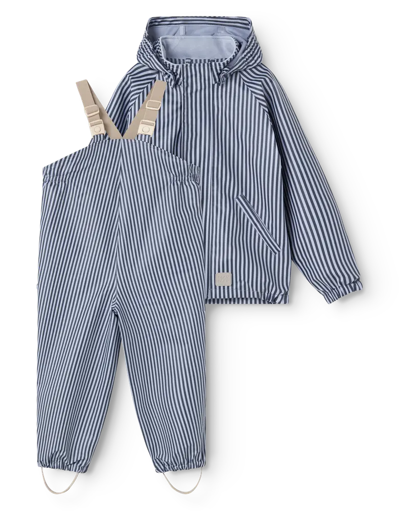 Marmar Copenhagen Oddy Regnsæt Blue Stripes 92