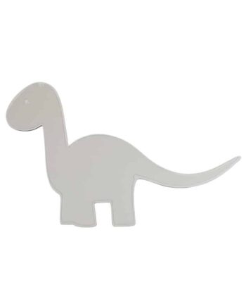 Maseliving Dino Spejl - Hvid til Børneværelset