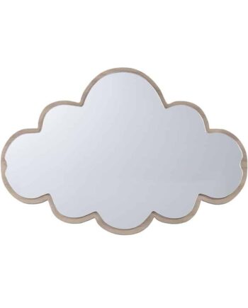 Maseliving Sky Spejl i Valnød til Børneværelset - Sikkerhed først!