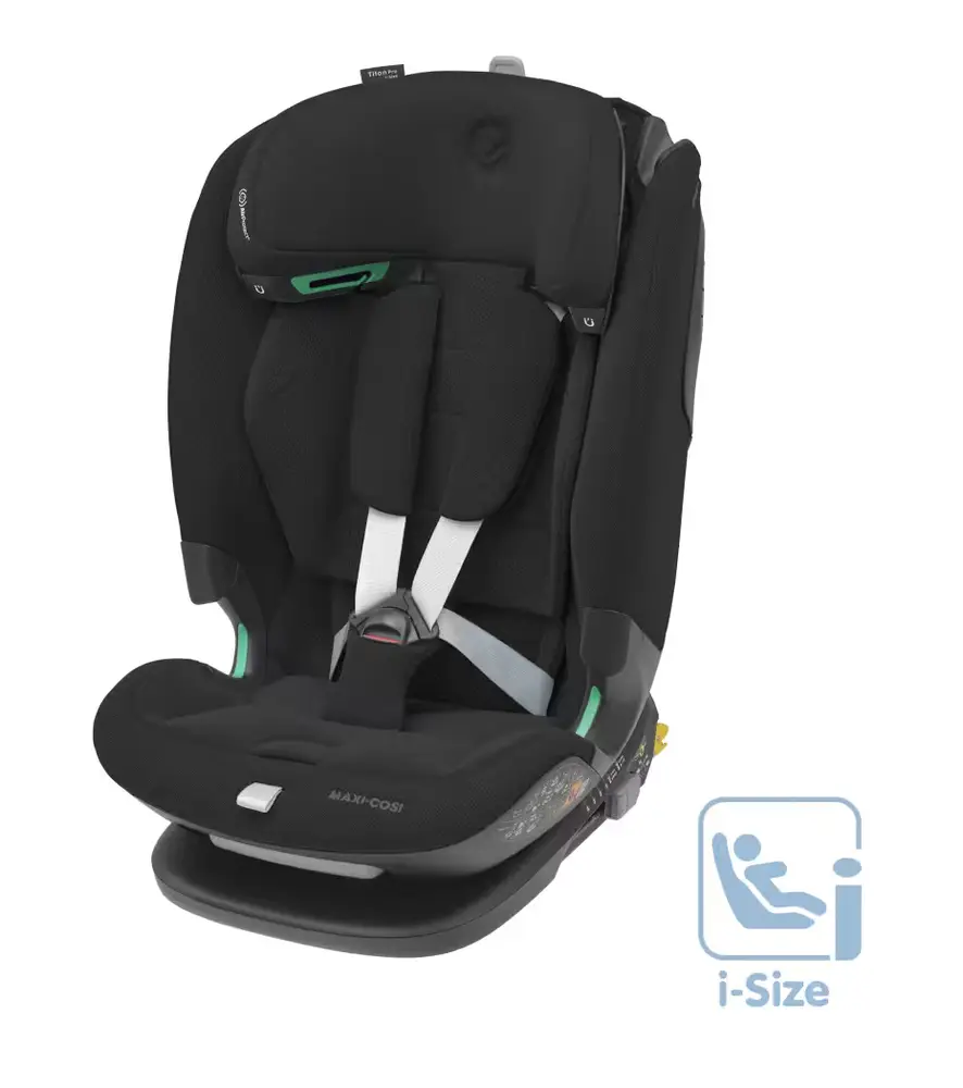 Titan Pro2 i-Size – Premium Autostol i Sort Tilbud!