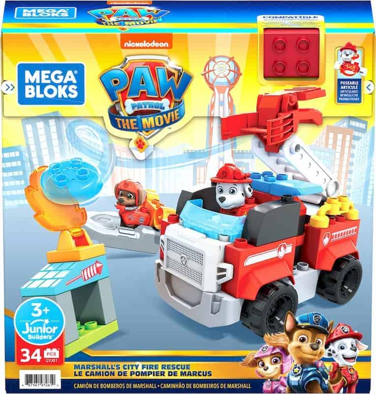 Mega Bloks Paw Patrol Marshalls Brandredning Tilbud
