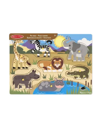 Melissa   Doug Knoppuslespil Safari