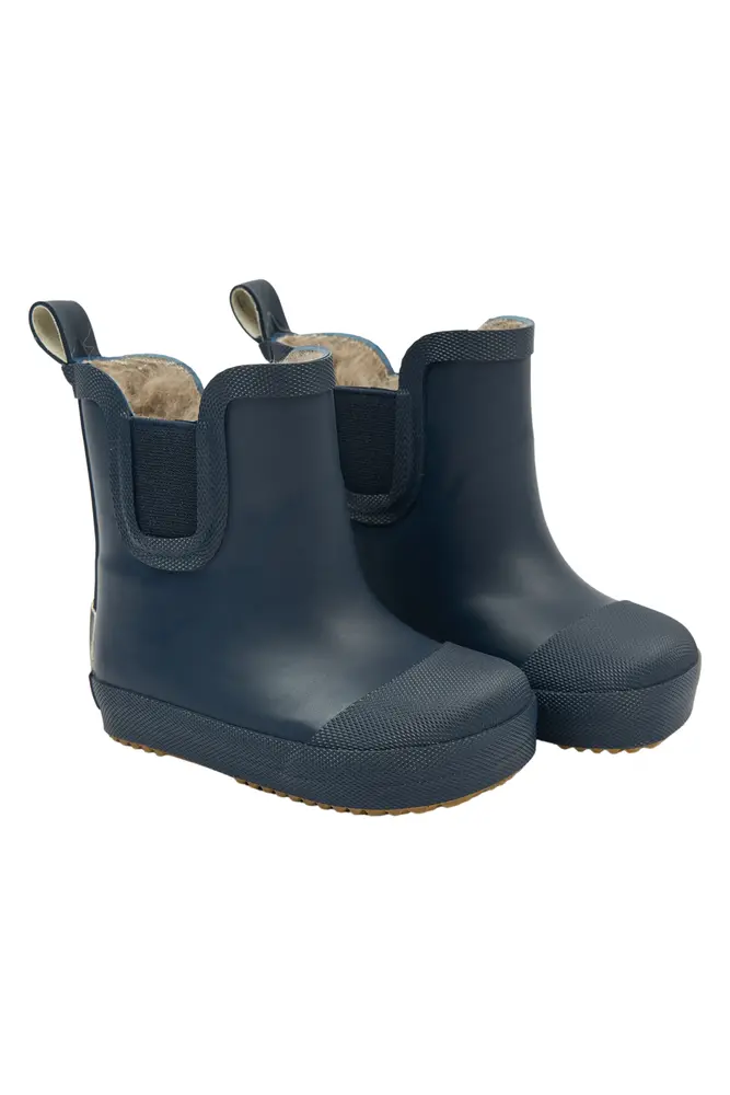 Mikk-line Barefoot Vintergummistøvler Korte Blue Nights 24