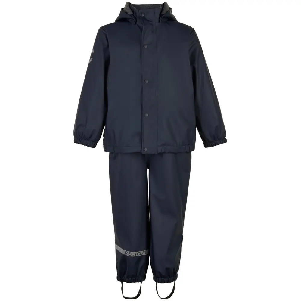 Mikk-line Regntøj Med Fleece Blue Nights 74