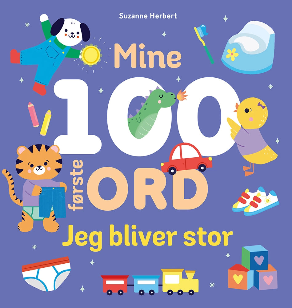 Mine 100 Første Ord - Lær sjove ord med dit barn