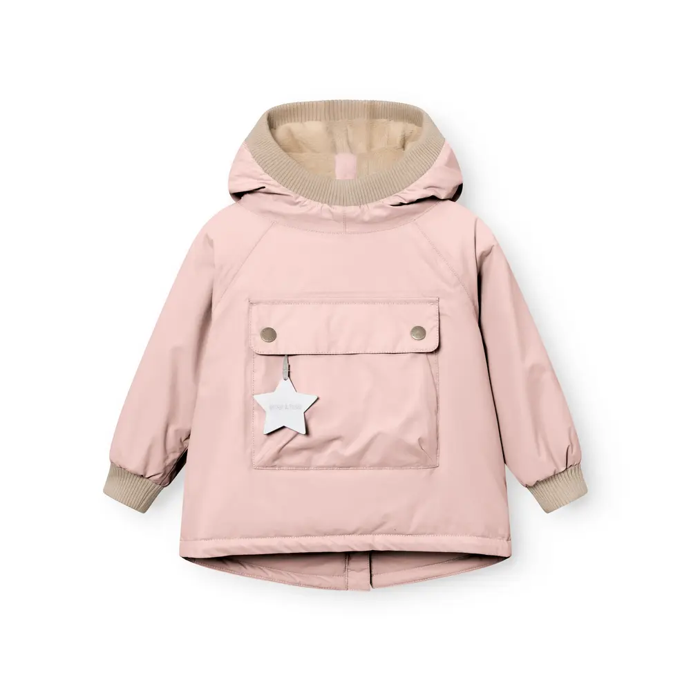 Mini   Ture Matbabywen Fleeceforet Vinteranorak Adobe Rose   Mdr 74