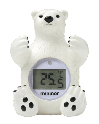 Mininor Badetermometer Isbjørn – Sikker Leg i Badet