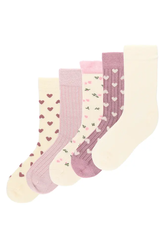 Minipop Mabelle Bamboo Strømper  -pak Pale Pink 27 30
