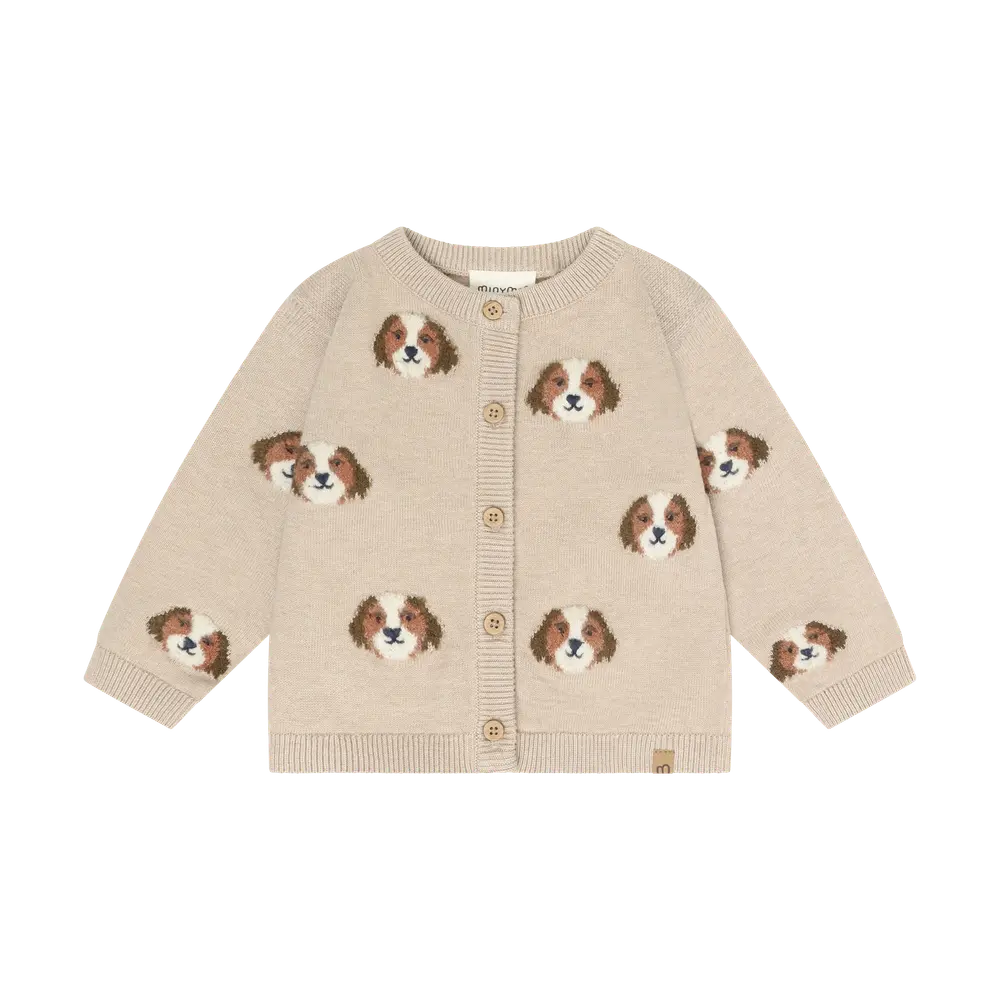 Minymo Cardigan Beige Melange 50
