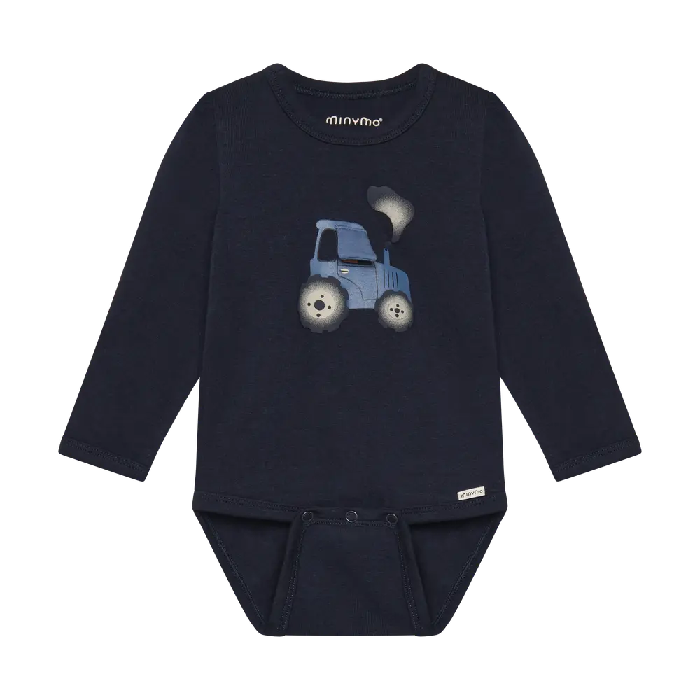 Minymo Langærmet Body Dark Sapphire 62