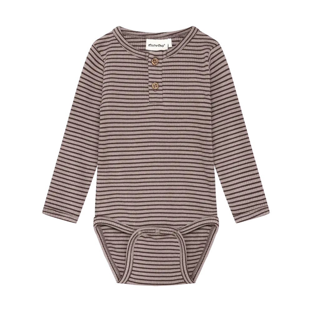 Minymo Langærmet Rib Body Fungi 80