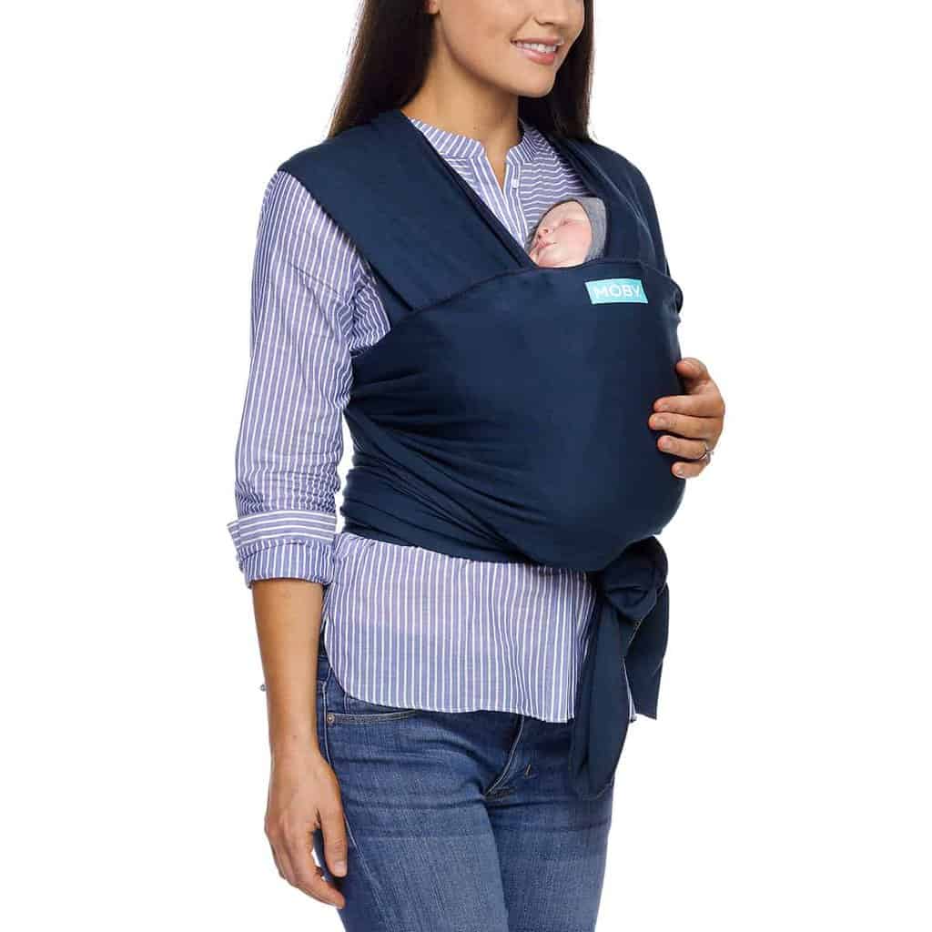 Moby Wrap Classic – Midnight Strækvikle til Babyer
