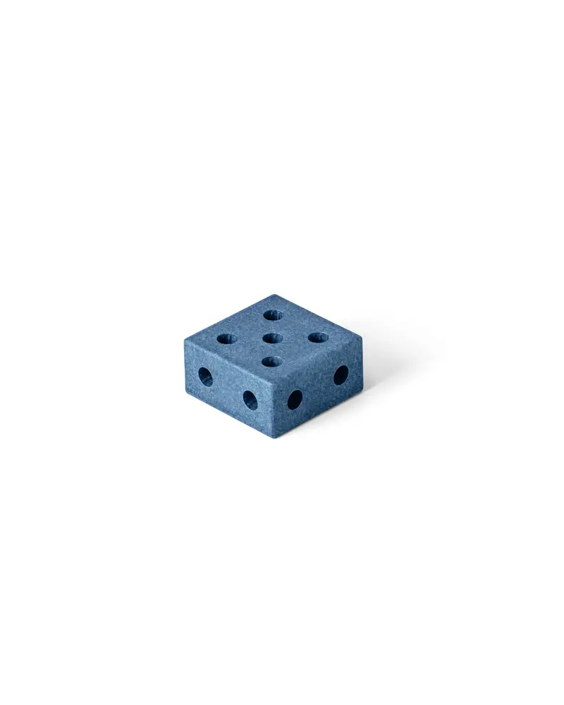Block Square Deep Blue - Byggeklodser til Tumlemøbler
