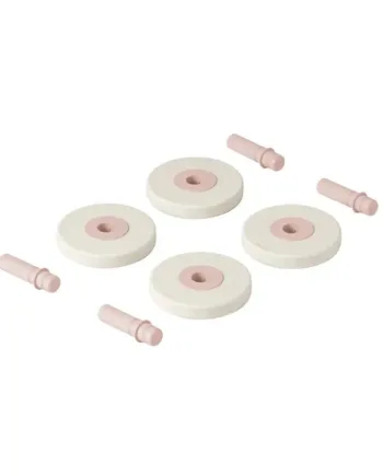 Modu Skumhjul i Sandgrå og Blød Rosa – Læring Tilbud!