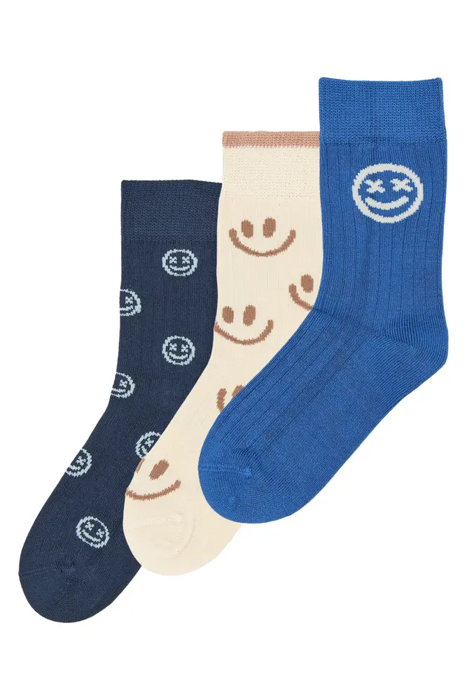 Moe Bambus Strømper  -pak Strong Blue 27 30