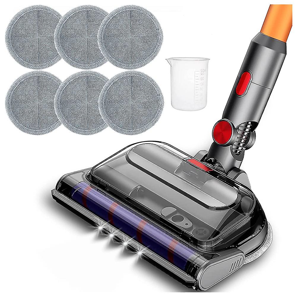 Smartnew Moppeudvidelse med LED-børste til Dyson - Grå
